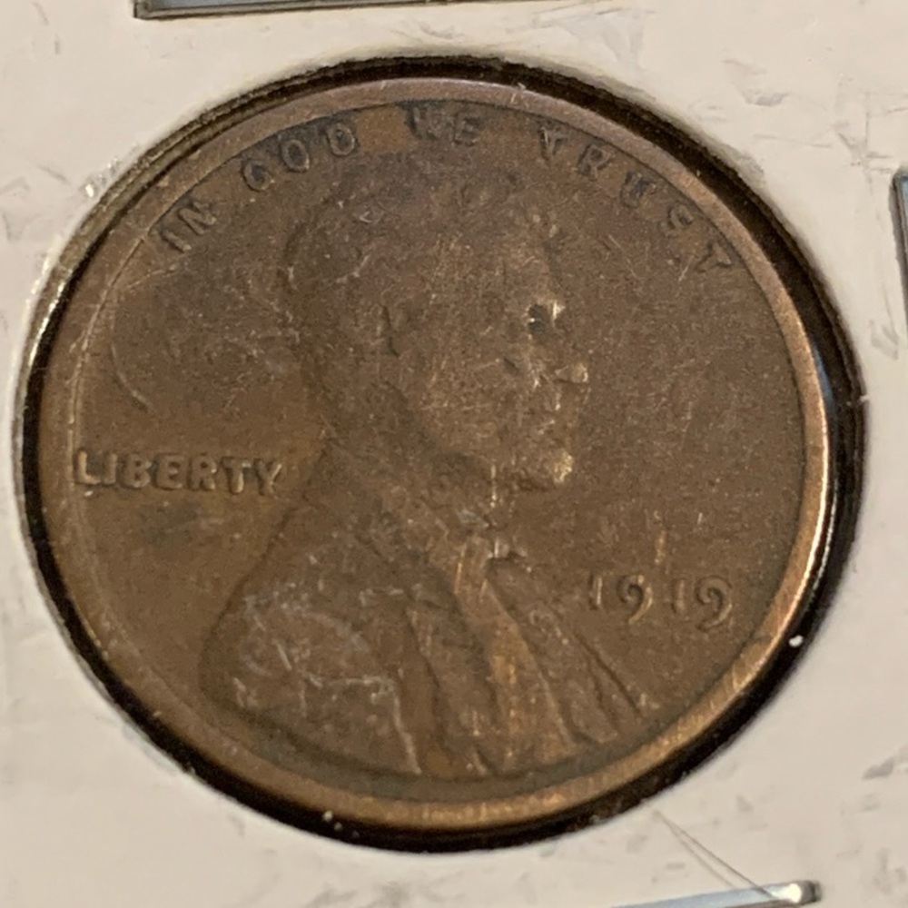 1919 Lincoln Wheat Penny - au details